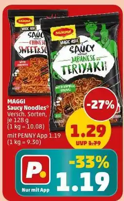 PENNY MAGGI Saucy Noodles Angebot