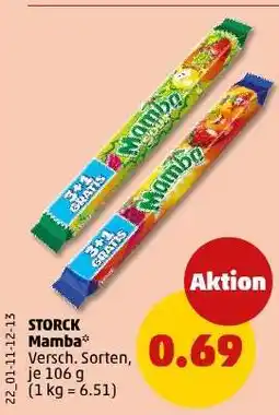 PENNY STORCK Mamba Angebot