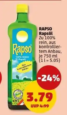 PENNY Rapso Rapsöl Angebot
