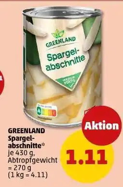PENNY GREENLAND Spargelabschnitte Angebot