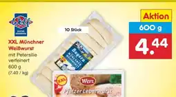 Netto Marken-Discount XXL Münchner Weißwurst Angebot