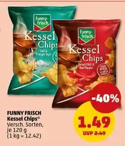 PENNY funny-frisch Kessel- Chips Angebot