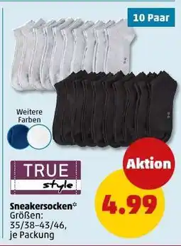 PENNY Sneakersocken Angebot