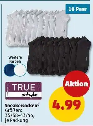 PENNY Sneakersocken Angebot