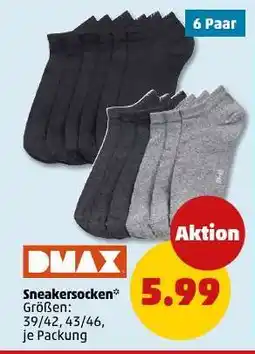 PENNY DMAX Sneakersocken Angebot