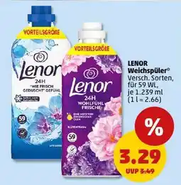 PENNY Lenor Weichspüler Angebot