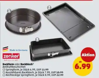 PENNY Backform oder Backblech Angebot