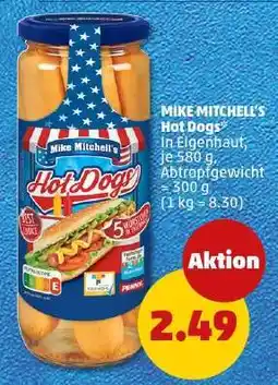 PENNY MIKE MITCHELL'S Hot Dogs Angebot