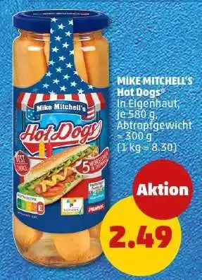 PENNY MIKE MITCHELL'S Hot Dogs Angebot