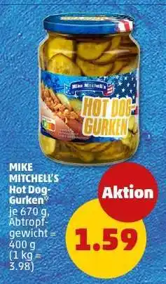 PENNY MIKE MITCHELL'S Hot Dog-Gurken Angebot