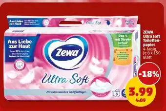 PENNY Zewa Ultra Soft Toilettenpapier Angebot