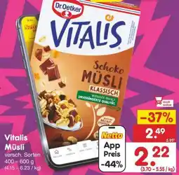 Netto Marken-Discount Vitalis Müsli Angebot