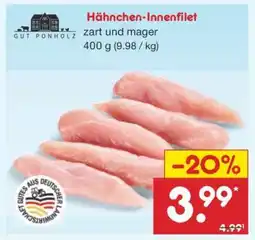 Netto Marken-Discount Hähnchen Innenfilet Angebot