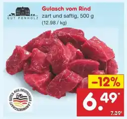 Netto Marken-Discount Gulasch vom Rind Angebot