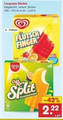 Netto Marken-Discount LANGNESE Stieleis Angebot