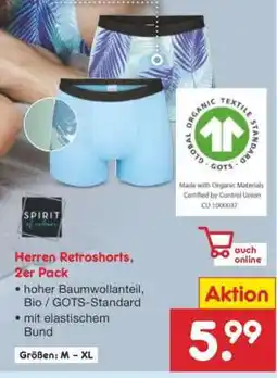 Netto Marken-Discount Herren Retroshorts, 2er Pack Angebot