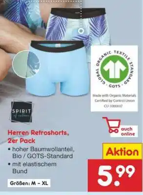 Netto Marken-Discount Herren Retroshorts, 2er Pack Angebot