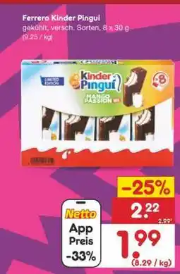 Netto Marken-Discount FERRERO Kinder Pingui Angebot