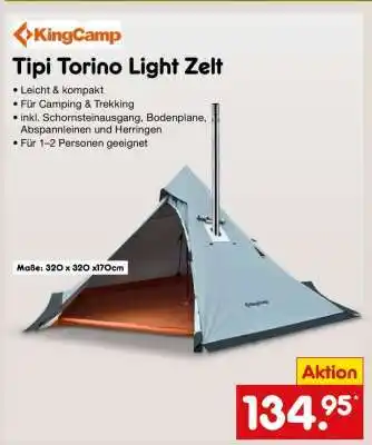 Netto Marken-Discount Tipi Torino Light Zelt Angebot
