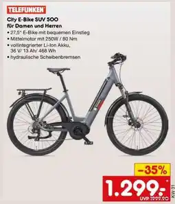Netto Marken-Discount City E-Bike SUV 500 Angebot