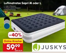 Netto Marken-Discount Luftmatratze Sapri M oder L Angebot