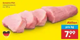 Netto Marken-Discount Schweine filet Angebot