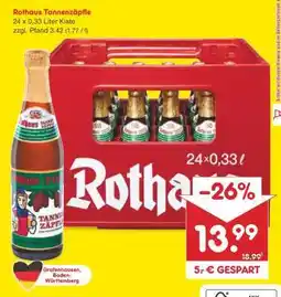 Netto Marken-Discount Rothaus Tannenzäpfle Angebot