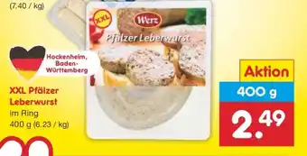 Netto Marken-Discount XXL Pfälzer Leberwurst Angebot