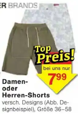 Jawoll Damen- oder Herren-Shorts Angebot