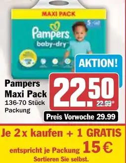 AEZ Pampers Maxi Pack Angebot