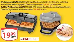 Globus CLATRONIC Waffelautomat WA3606 Angebot