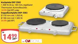Globus CLATRONIC Kochplatte EKP 3582 Angebot