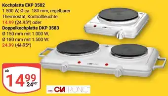 Globus CLATRONIC Kochplatte EKP 3582 Angebot