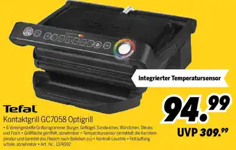 MEDIMAX Tefal Kontaktgrill GC7058 Optigrill Angebot