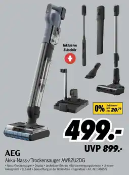 MEDIMAX AEG Akku-Nass-/Trockensauger AW82U2DG Angebot