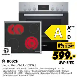MEDIMAX BOSCH Einbau Herd-Set EPH21SK1 Angebot