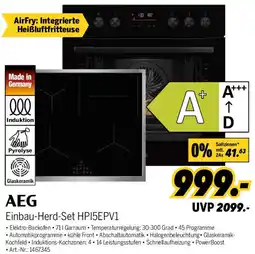 MEDIMAX AEG Einbau-Herd-Set HPI5EPV1 Angebot