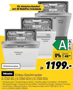 MEDIMAX Miele Einbau-Geschirrspüler Angebot