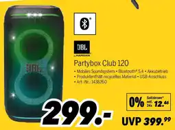 MEDIMAX JBL Partybox Club 120 Angebot