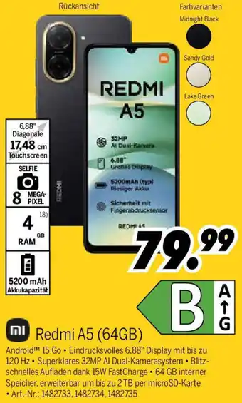 MEDIMAX Redmi A5 (64GB) Angebot