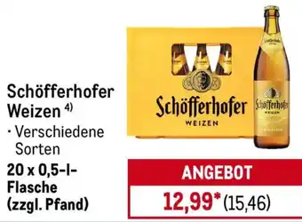 METRO Schöfferhofer Weizen Angebot