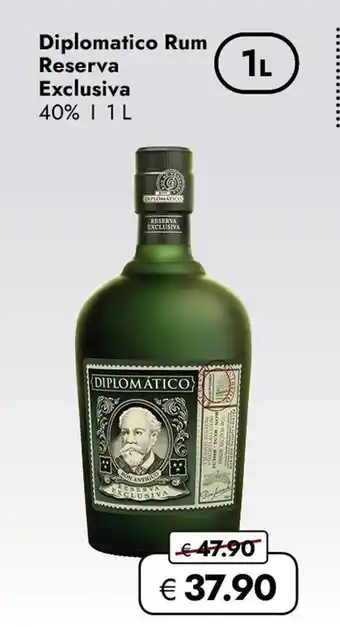 Travel Free Diplomatico rum reserva exclusiva Angebot