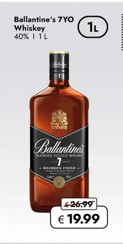 Travel Free Ballantine's 7yo whiskey Angebot