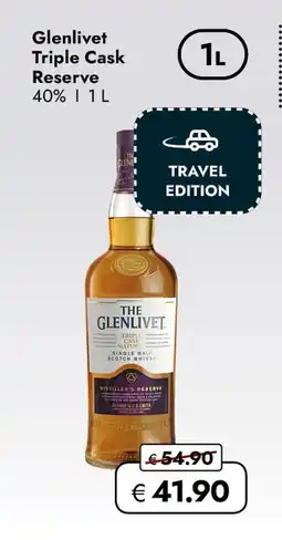 Travel Free Glenlivet triple cask reserve Angebot
