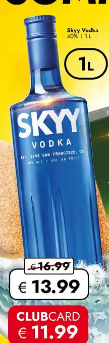 Travel Free Skyy vodka Angebot