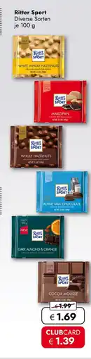 Travel Free Ritter sport schokolade Angebot