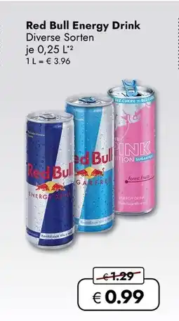 Travel Free Red bull energy drink Angebot