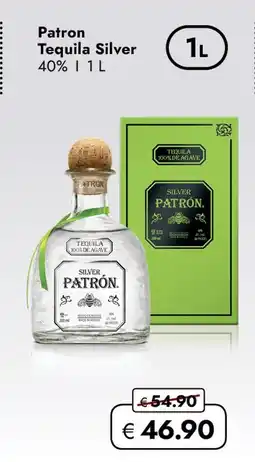 Travel Free Patron tequila silver Angebot