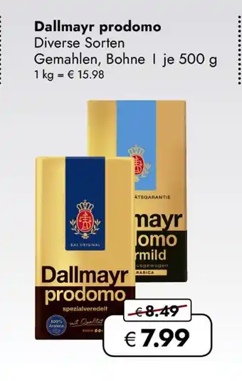 Travel Free Dallmayr prodomo Angebot