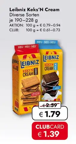 Travel Free Leibniz keks'n cream choco Angebot